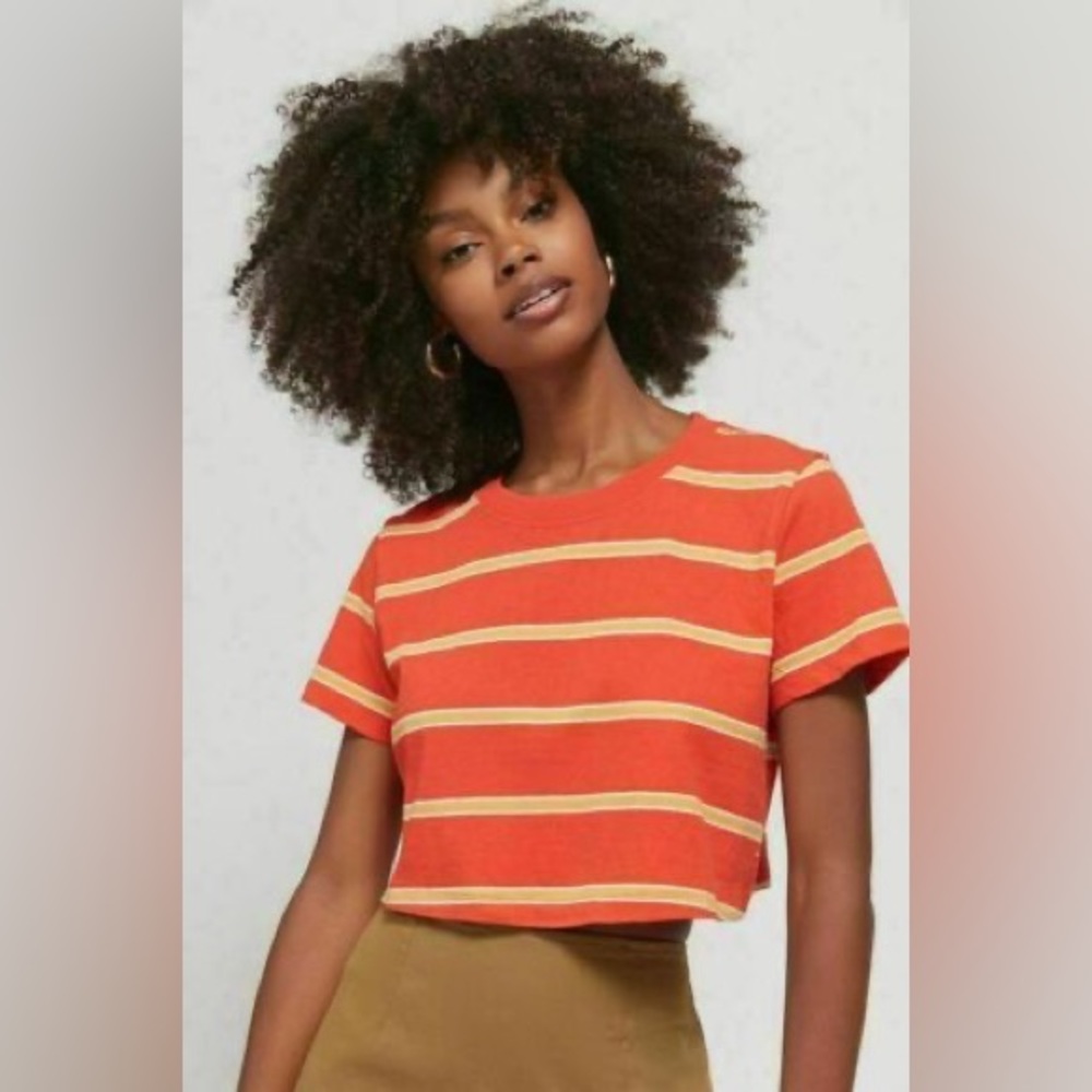 URBAN OUTFITTERS BDG Striped Best Friend Tee Women’s size M
